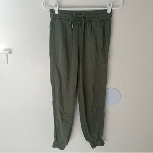 Nanette Lepore Olive Green Jogger Pants